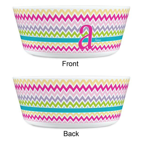 Colorful Chevron Kids Bowls - APPROVAL
