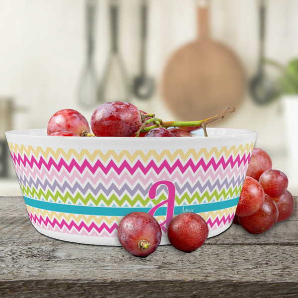 Colorful Chevron Kids Bowls - LIFESTYLE