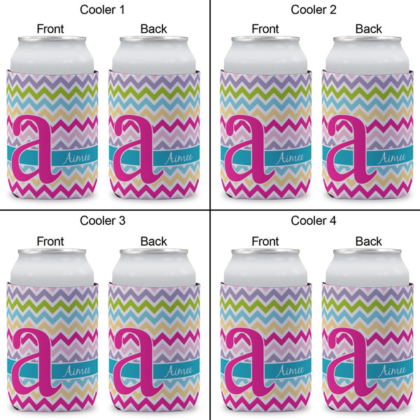 Colorful Chevron Can Sleeve (Approval)