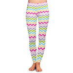 Colorful Chevron Ladies Leggings - Medium