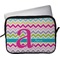 Colorful Chevron Laptop Sleeve / Case (Personalized)