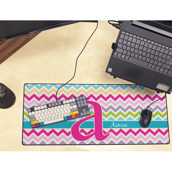 Colorful Chevron Large Gaming Mats - LIFESTYLE
