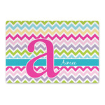 Colorful Chevron Large Rectangle Car Magnet (Personalized)