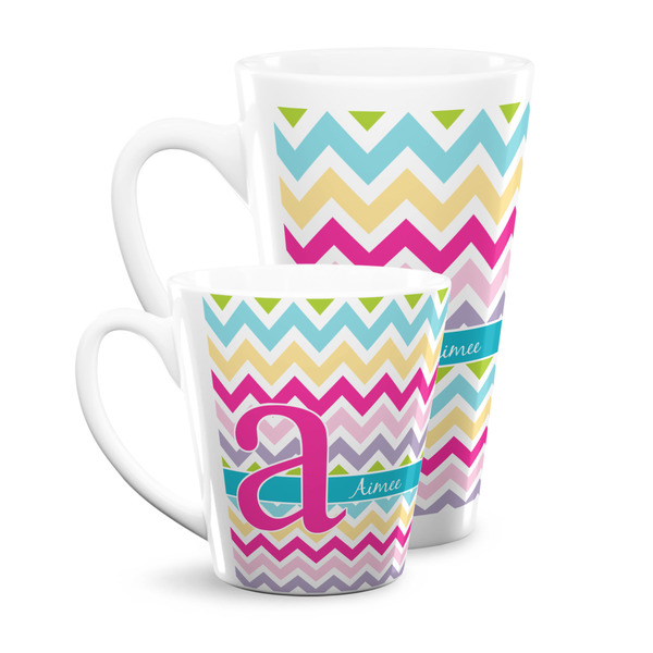 Colorful Chevron Latte Mugs Main