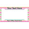 Colorful Chevron License Plate Frame - Style A