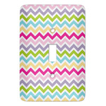 Colorful Chevron Light Switch Cover
