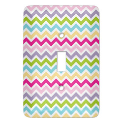 Colorful Chevron Light Switch Cover (Personalized)