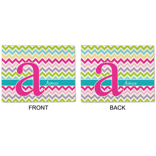 Colorful Chevron Linen Placemat - APPROVAL (double sided)