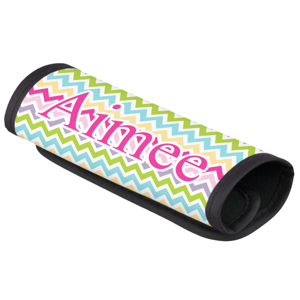 Custom Colorful Chevron Luggage Handle Cover (Personalized)