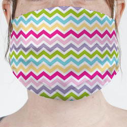 Colorful Chevron Face Mask Cover