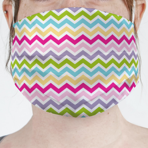 Custom Colorful Chevron Face Mask Cover