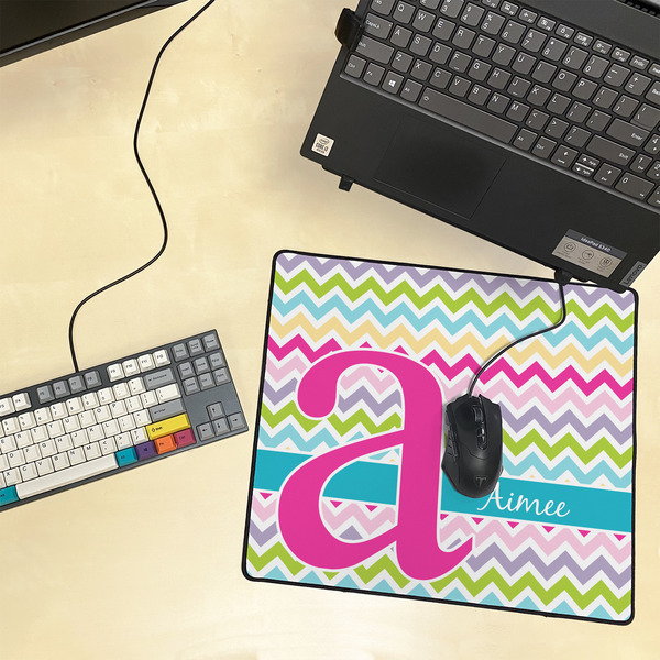 Colorful Chevron Medium Gaming Mats - LIFESTYLE