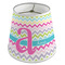 Colorful Chevron Poly Film Empire Lampshade - Angle View