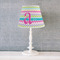 Colorful Chevron Poly Film Empire Lampshade - Lifestyle