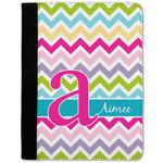 Colorful Chevron Notebook Padfolio w/ Name and Initial