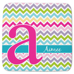 Colorful Chevron Memory Foam Bath Mat - 48"x48" (Personalized)