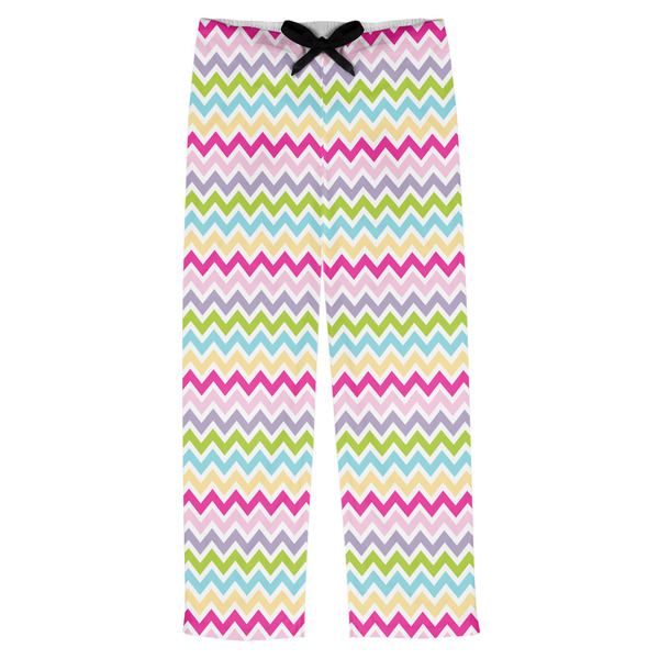 Custom Colorful Chevron Mens Pajama Pants