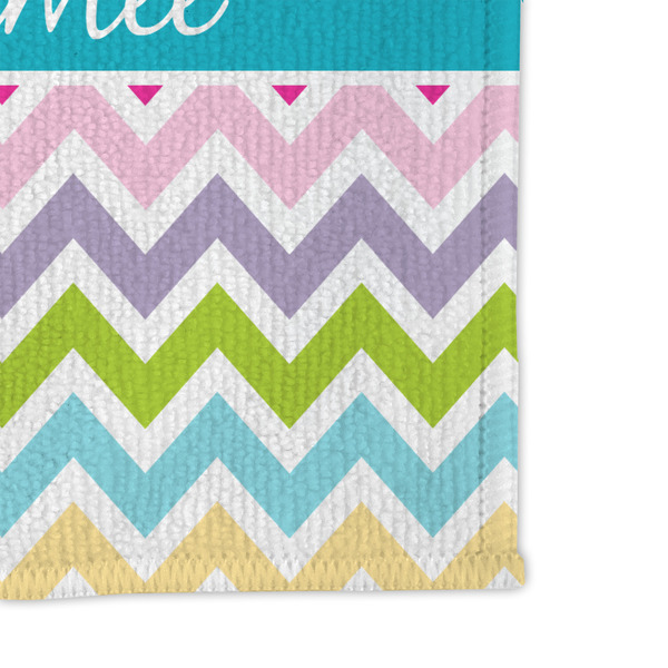 Colorful Chevron Microfiber Dish Rag - DETAIL