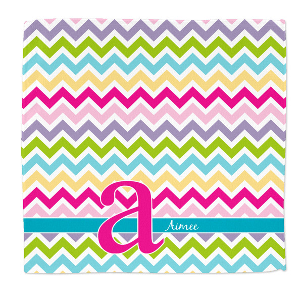 Custom Colorful Chevron Microfiber Dish Rag (Personalized)