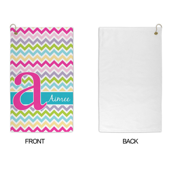 Colorful Chevron Microfiber Golf Towels - APPROVAL