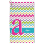 Colorful Chevron Microfiber Golf Towel (Personalized)