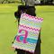 Colorful Chevron Microfiber Golf Towels - LIFESTYLE
