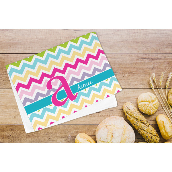 Colorful Chevron Microfiber Kitchen Towel - LIFESTYLE