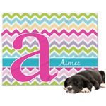 Colorful Chevron Dog Blanket - Large (Personalized)
