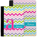Colorful Chevron Notebook Padfolio w/ Name and Initial