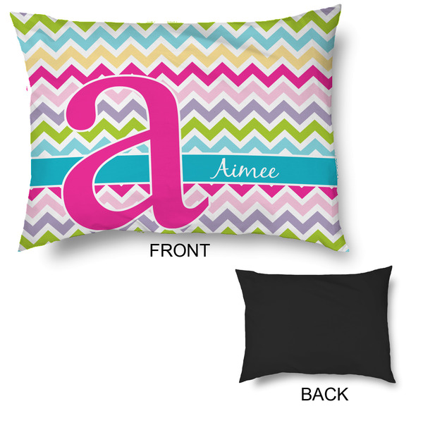 Colorful Chevron Outdoor Dog Beds - Large - APPROVAL