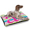 Colorful Chevron Outdoor Dog Beds - Large - IN CONTEXT