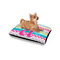 Colorful Chevron Outdoor Dog Beds - Small - IN CONTEXT