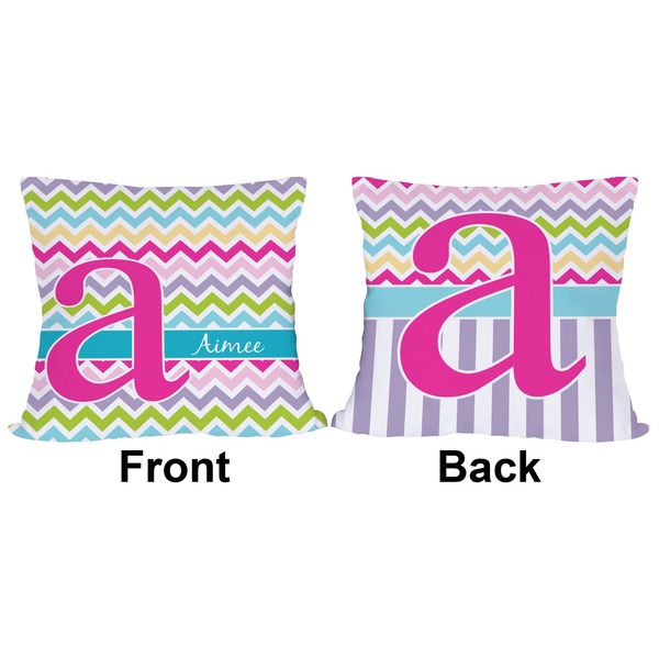 Colorful Chevron Outdoor Pillow - 20x20