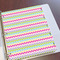Colorful Chevron Page Dividers - Set of 5 - In Context