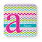 Colorful Chevron Paper Coasters - Approval