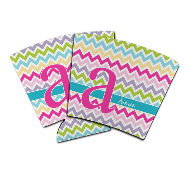 Custom Colorful Chevron Party Cup Sleeve (Personalized)