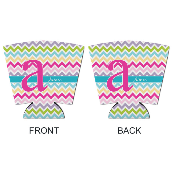 Colorful Chevron Party Cup Sleeves - with bottom - APPROVAL
