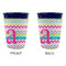 Colorful Chevron Party Cup Sleeves - without bottom - Approval