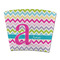 Colorful Chevron Party Cup Sleeves - without bottom - FRONT (flat)