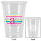 Colorful Chevron Party Cups - 16oz - Approval