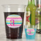 Colorful Chevron Party Cups - 16oz - In Context