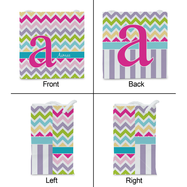 Colorful Chevron Party Favor Gift Bag - Matte - Approval
