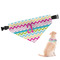 Colorful Chevron Dog Bandana (Personalized)