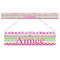 Colorful Chevron Plastic Ruler - 12" (Personalized)