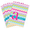 Colorful Chevron Playing Cards - Hand Back View