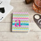 Colorful Chevron Playing Cards - In Context