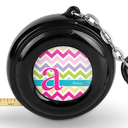 Colorful Chevron Pocket Tape Measure - 6 Ft w/ Carabiner Clip (Personalized)