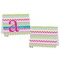 Colorful Chevron Postcard - Front and Back