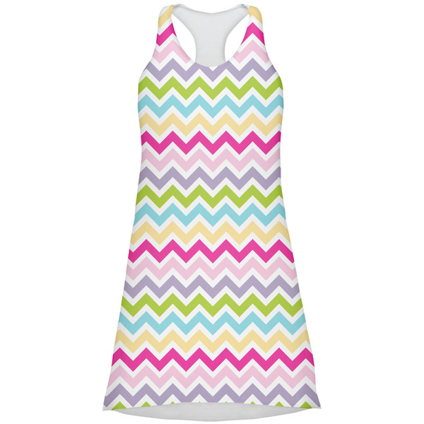 Custom Colorful Chevron Racerback Dress