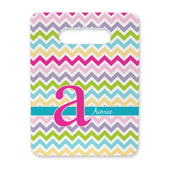 Colorful Chevron Rectangular Trivet with Handle (Personalized)
